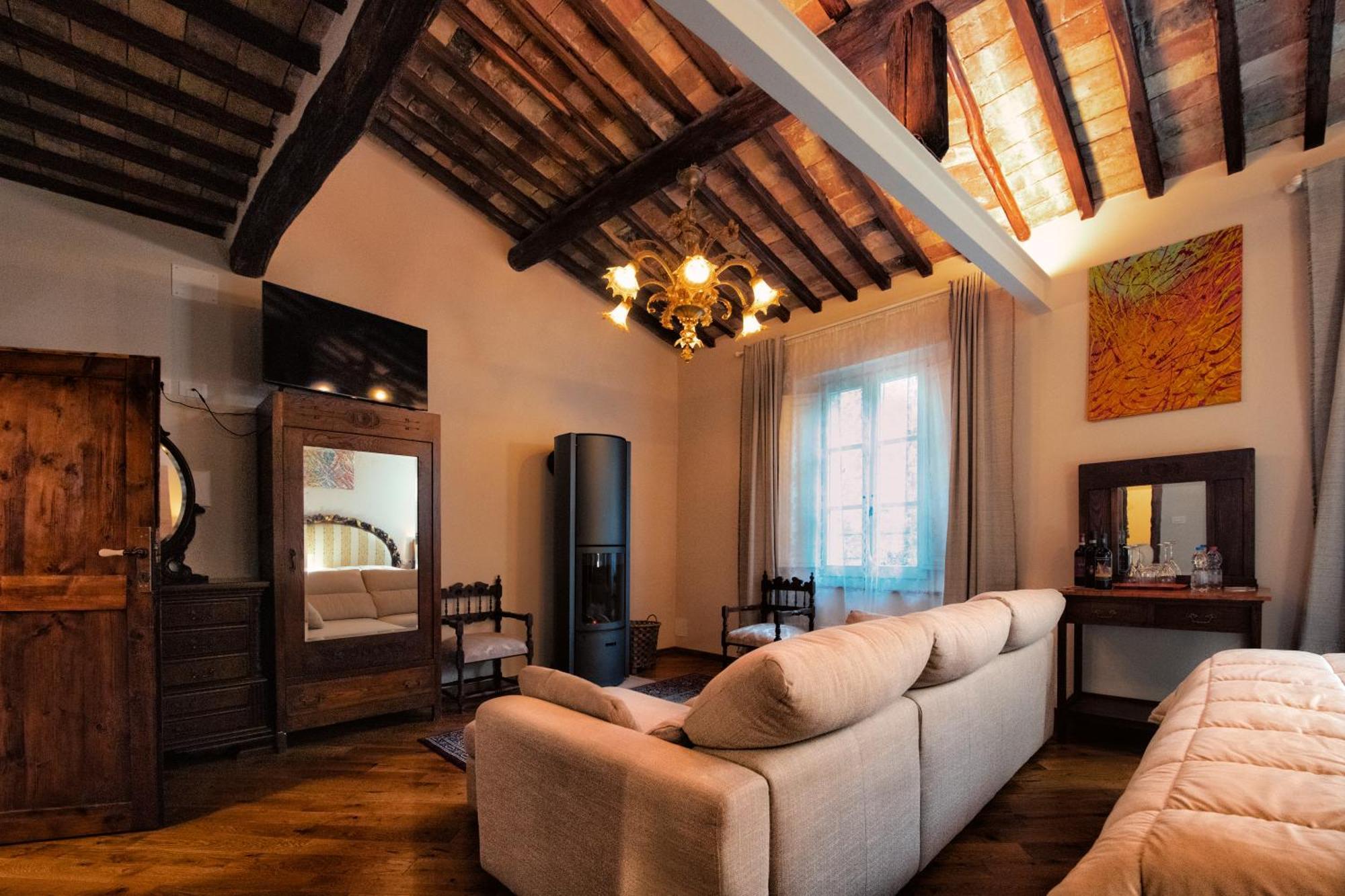 Bed and Breakfast Il Palazzo Del Cardinale Montalcino Exterior foto